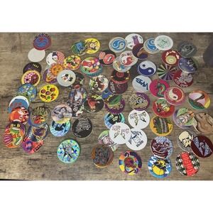 90 's POG Collection - Lot Of 50+ w a Slammer